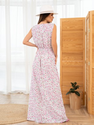 Квіткова максі сукня з розрізом: 554 грн. фото 4